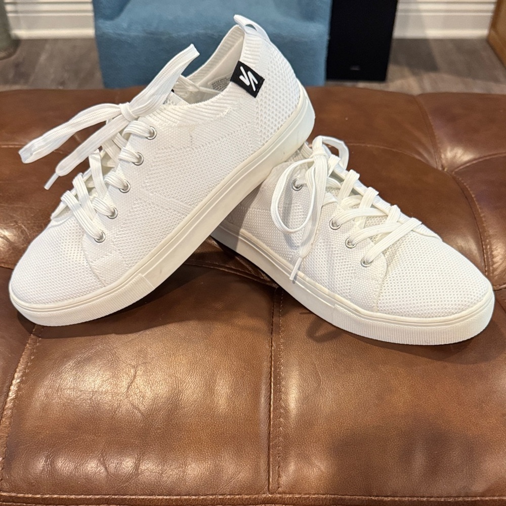 Rival White Low-Top Sneakers